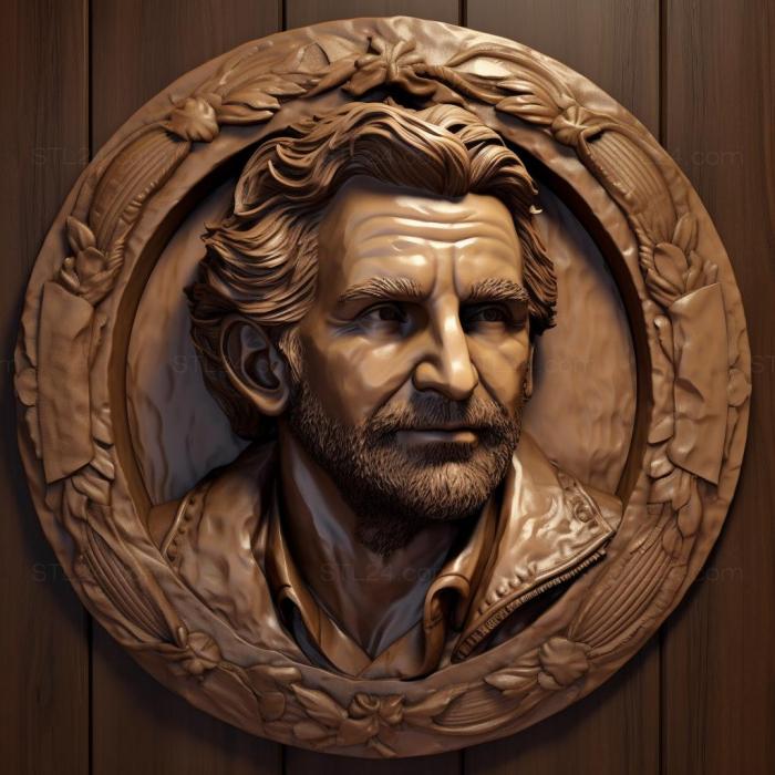 Famous (Bradley Cooper 3, 3DFMS_6994) 3D models for cnc